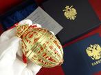Figuur - Fabergé style - Imperial ornament Egg -Certificate, Nieuw