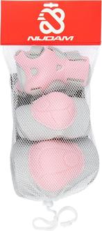 Nijdam Skate Beschermset Kinderen Concrete Rose Roze/Grijs S, Ophalen of Verzenden, Zo goed als nieuw