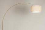 Rietveld Vloerlampen - Zwart, Beige - Stof, Metaal, Marmer, Huis en Inrichting, Lampen | Vloerlampen, Verzenden, Nieuw