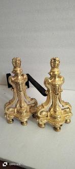 Manufacture - Vuurbok (2) - Brons massif - Paar bronzen