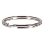 Sleutelring, 30mm ø, zb-zak à 5stuks. platina zb-z, Hobby en Vrije tijd, Ophalen of Verzenden, Nieuw