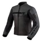 REVIT! Mile Jas Zwart, Motoren, Kleding | Motorkleding, Nieuw met kaartje, REV'IT!, Jas | leer, Heren