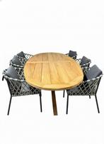 Showroommodel Amalfi Ellips dining tuinset 280x130xH76 cm, Tuin en Terras, Tuinsets en Loungesets, Ophalen of Verzenden, Nieuw