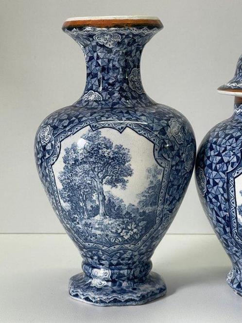 Villeroy & Boch - Franz Anton Mehlem - Vaas (3) - Flamand, Antiek en Kunst, Antiek | Glas en Kristal