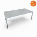 Vergadertafel Basic - 4-poots - 200x100cm - met wit onder..., Vergader- of Presentatieruimte, Ophalen of Verzenden, Gebruikt, Tafel