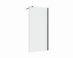 Inloopdouche 50x200 8mm Nano glas mat zwart serie Silvio, Verzenden, Nieuw