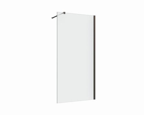 Inloopdouche 50x200 8mm Nano glas mat zwart serie Silvio, Doe-het-zelf en Verbouw, Sanitair, Verzenden