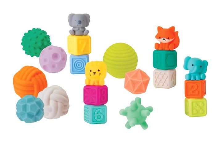Infantino Super Soft Stackables Activity Speelset BK-315364, Kinderen en Baby's, Speelgoed | Babyspeelgoed, Nieuw, Verzenden