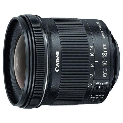 Canon EF-S 10-18mm f/4.5-5.6 IS STM objectief - Tweedehands, Audio, Tv en Foto, Fotografie | Lenzen en Objectieven, Groothoeklens