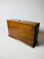 Kabinet - Eikenhouten schrijfwarenkast - Eik