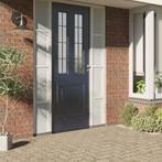 vidaXL Raamfolie strepenpatroon mat 45x2000 cm PVC, Verzenden, Nieuw, Wit