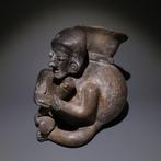 Colima, Mexico, Terracotta Figuurlijk vat. 13 cm H. 100, Verzamelen