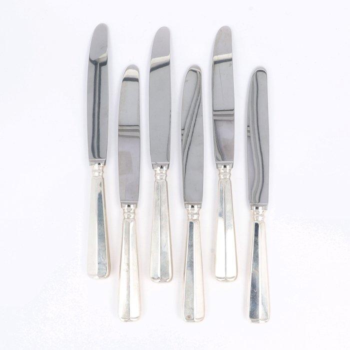 NO RESERVE - M.J. Gerritsen Haags Lofje Dinermessen -, Antiek en Kunst, Antiek | Goud en Zilver