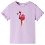 vidaXL Kindershirt 128 lila, Verzenden, Nieuw