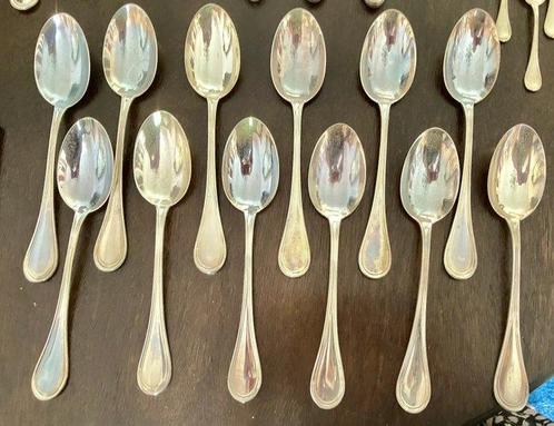Bestekset (72) - .800 zilver - Van 12 in zilver 800, Antiek en Kunst, Antiek | Goud en Zilver