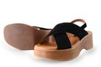 Sacha Sandalen in maat 39 Zwart | 10% extra korting, Verzenden, Zwart, Sandalen of Muiltjes, Zo goed als nieuw