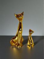 Figuur - Caravell Design - Brass cat couple - messing, Antiek en Kunst