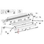 Thule 6300 Lead Rail 3.50 Wit, Caravans en Kamperen, Ophalen of Verzenden, Nieuw