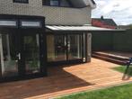 Knikarmscherm vanaf 699,-ook zipscreen, solarzonwering actie, Tuin en Terras, Zonneschermen, Nieuw, 450 cm of meer, Knikarmscherm