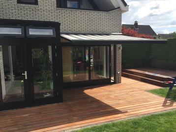 zonnescherm UITVERKOOP vanaf 755,-NU ook solar knikarmschem! beschikbaar voor biedingen