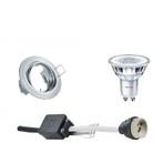 Voordeelset: LED Spot Set - GU10 Fitting - Inbouw Rond -, Nieuw, Plafondspot of Wandspot, Led, Ophalen of Verzenden
