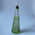 Baccarat - Karaf - cristal overlay vert - .925 zilver, Antiek en Kunst