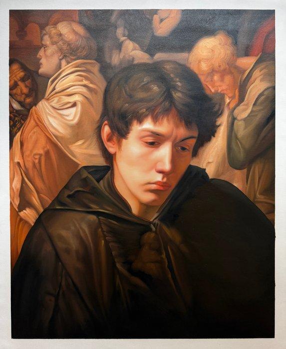Svnder (XXI) - Solitudine tra le folle, Antiek en Kunst, Kunst | Schilderijen | Modern