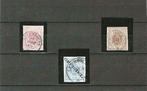 Luxemburg 1859/1875 - Mooi lot van 3 zeldzame zegels uit de, Gestempeld