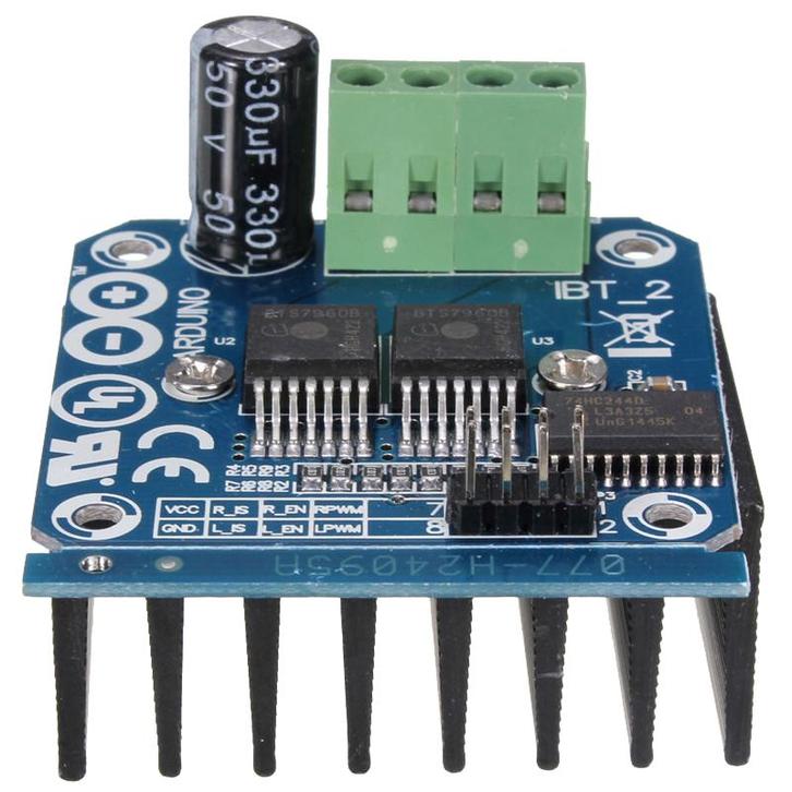 BTS7960 Dubbele Motor Driver 43A, Hobby en Vrije tijd, Elektronica-componenten, Verzenden
