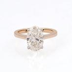 Ring - 14 karaat Geel goud - 3.10ct. tw. Diamant (Lab-grown), Nieuw