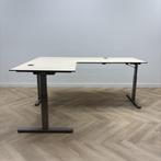 Eromes slinger hoekbureau (links) 200x160 cm, ahorn - grijs, Ophalen of Verzenden, Gebruikt, Bureau