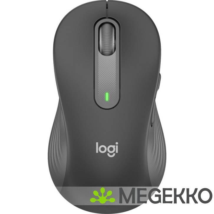 Logitech Signature M650 Large Grafiet Linkshandig Draadloze, Computers en Software, Muizen, Nieuw, Verzenden