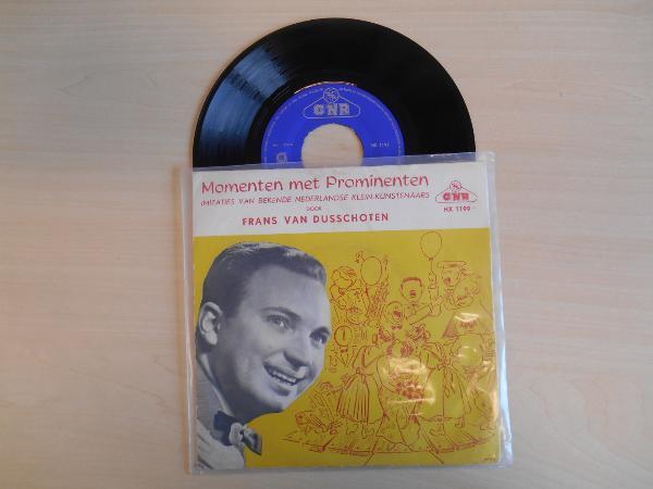 vinyl single 7 inch - Frans van Dusschoten - Momenten Met..., Cd's en Dvd's, Vinyl Singles, Zo goed als nieuw, Verzenden