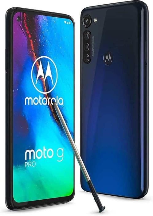 Motorola Moto G Pro (met touchpen) 128GB Blauw met GARANT..., Telecommunicatie, Mobiele telefoons | Motorola, Gebruikt, Ophalen of Verzenden