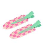 Duckklemmen Funny Beauty Clips Ruit Roze Groen, Nieuw