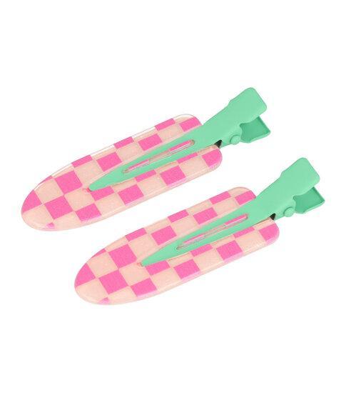 Duckklemmen Funny Beauty Clips Ruit Roze Groen, Sieraden, Tassen en Uiterlijk, Uiterlijk | Haarverzorging