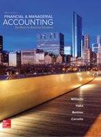 Financial amp Managerial Accounting 9781259922183, Zo goed als nieuw