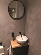 Houten toiletplank - 4cm dik eiken - Boomstam, Huis en Inrichting, Kasten | Wandmeubels, Nieuw, Verzenden