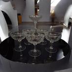Belle Èpoque - Tafelservies (6) - Gravé - Kristal -, Antiek en Kunst, Antiek | Glas en Kristal