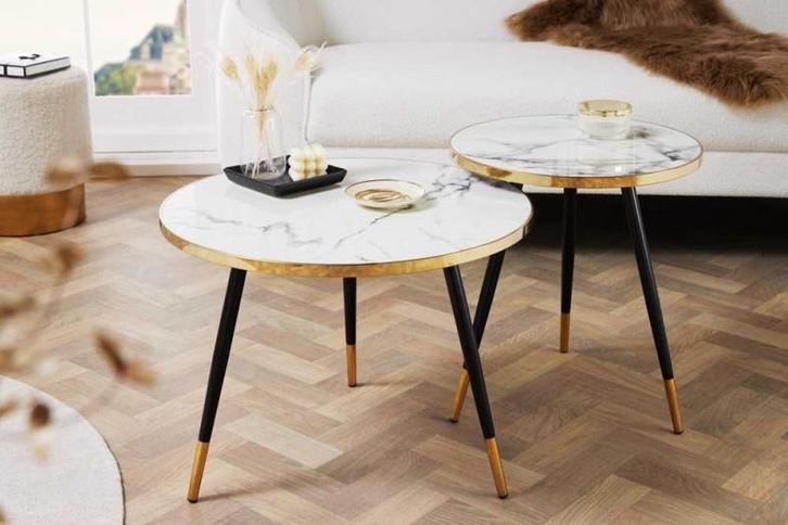 industrieele bijzettafel CONCIERGE 45 cm salontafel met, Huis en Inrichting, Tafels | Sidetables, Ophalen of Verzenden