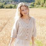 Patroon Gebreide Vest Sand Diamond Cardigan met kantpatr, Hobby en Vrije tijd, Ophalen of Verzenden, Nieuw