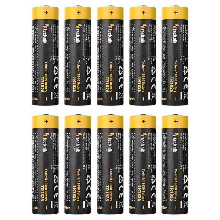 Technik oplaadbare Lithium Batterij - Li-ion - 18650 /, Audio, Tv en Foto, Accu's en Batterijen, Nieuw, Verzenden