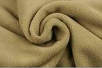 Fleece stof - Taupe - Per 10 meter, 200 cm of meer, Nieuw, Polyester, Ophalen of Verzenden