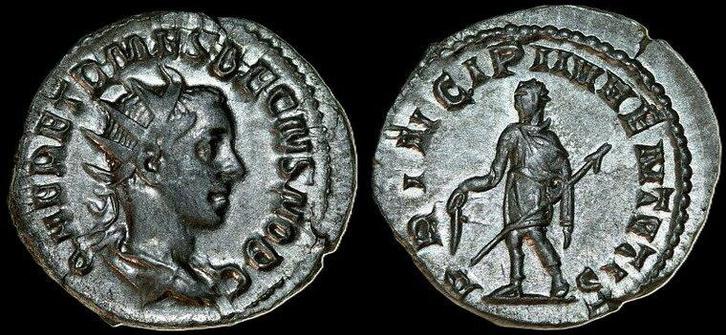 249-251 n Chr Herennius Etruscus as Caesar, Ad 249-251 Ar..., Postzegels en Munten, Munten | Europa | Niet-Euromunten, Verzenden