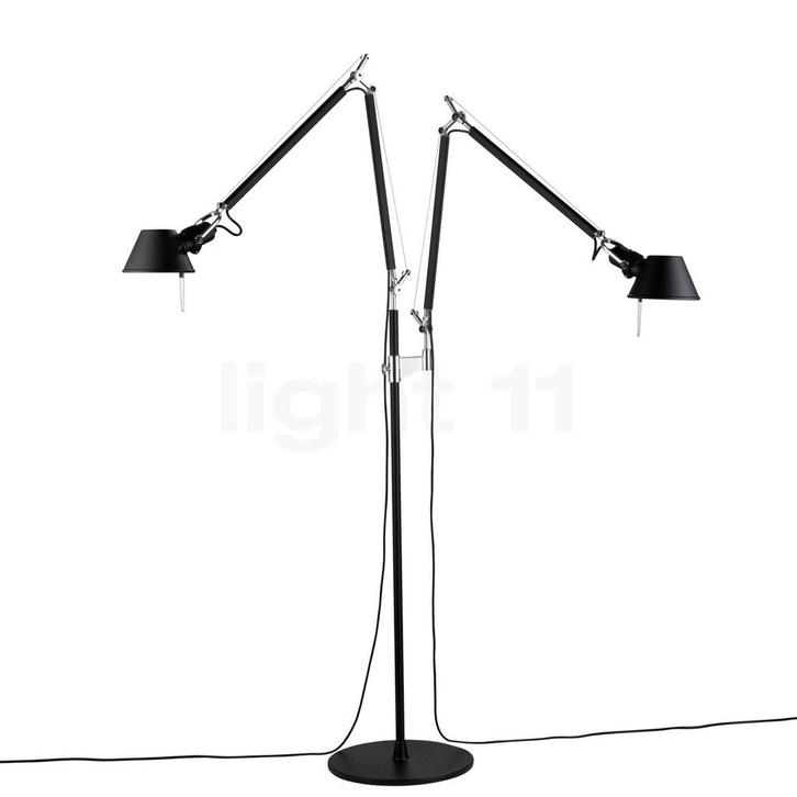 Artemide Tolomeo Terra doppio All-Black, zwart - exklusivedi, Huis en Inrichting, Lampen | Vloerlampen, Nieuw, Verzenden