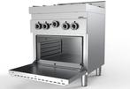 Unni-cooking | Gas Fornuis 4×6,5kw – 4kw | 700x700x(h)850, Ophalen of Verzenden, Nieuw in verpakking