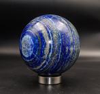 Blauwe lapis lazuli Bol - Hoogte: 125 mm- 3200 g - (1), Verzamelen, Mineralen en Fossielen