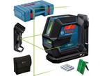 Bosch GLL 2-15 G - Lijnlaser - Groene laserlijnen - IP 64, Verzenden, Nieuw