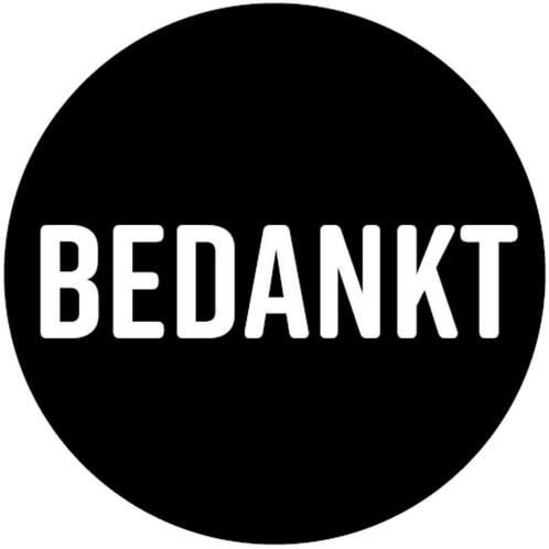 30x Sticker Bedankt - Zwart - Sluitsticker - Sluitzegel -, Diversen, Cadeauverpakkingen, Verzenden
