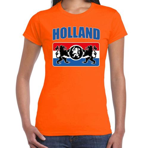 Oranje fan shirt / kleding Holland met een Nederlands wape.., Hobby en Vrije tijd, Feestartikelen, Ophalen of Verzenden